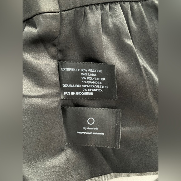 ❗️CLEAROUT❗️ LIKE-NEW! CLUB MONACO VINTAGE grey tweed wool blend BLAZER Size 0 - Picture 6 of 6